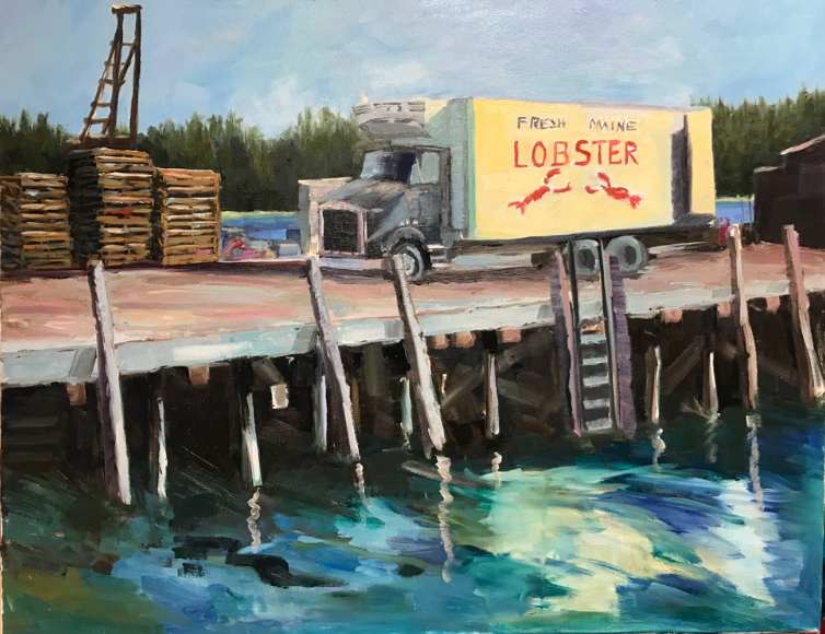 Maine Lobsters! by Jinx Constine 