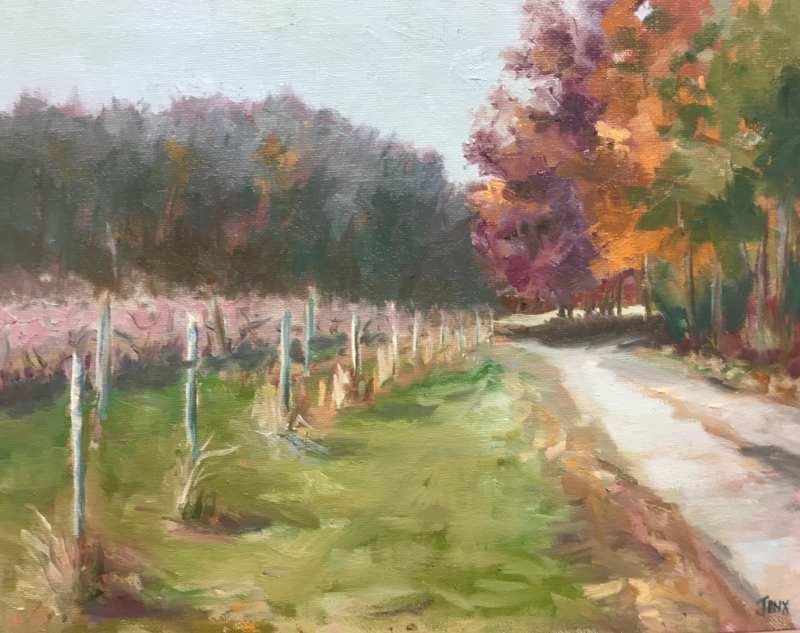 Autumn Day at Longview Farm, Powhatan, VA by Jinx Constine 