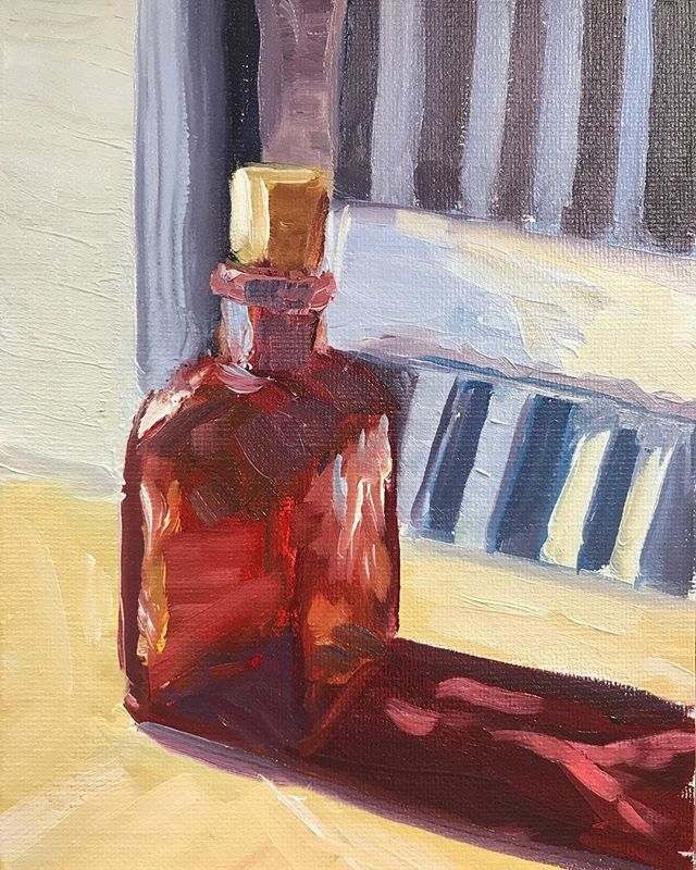 Red Bottle From Wooden Spoon Cafe by Jinx Constine 