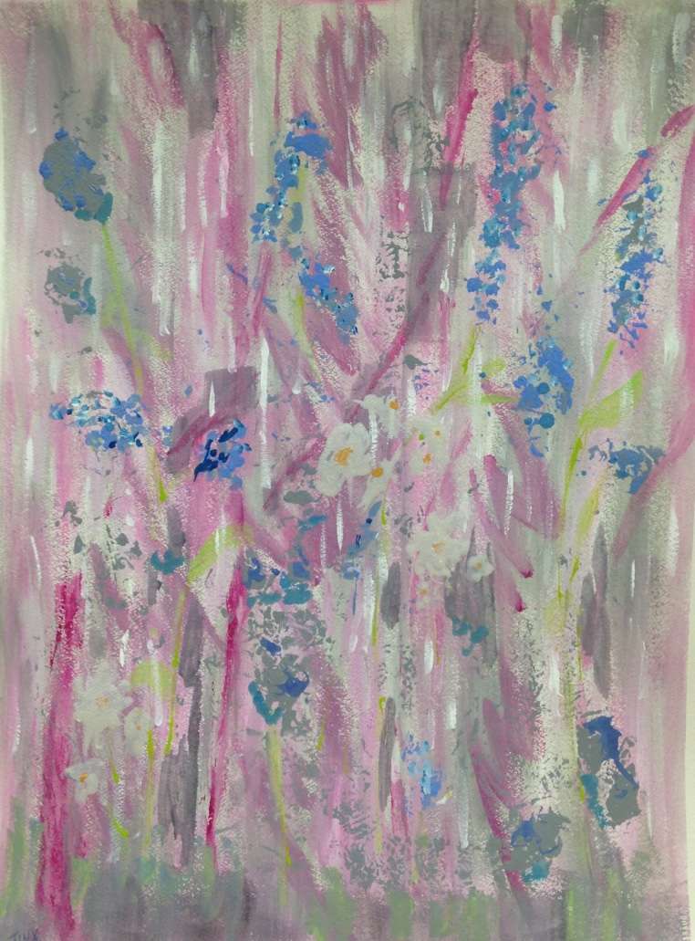 Flowers in the Snow by Jinx Constine 