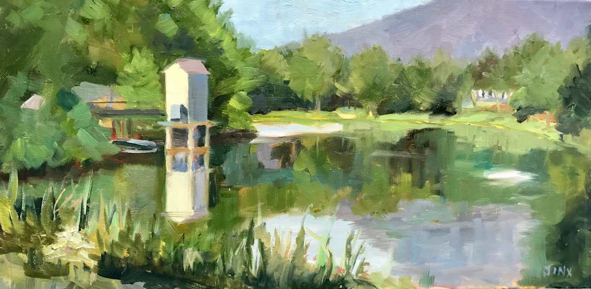 Lake Monacan Morning by Jinx Constine 