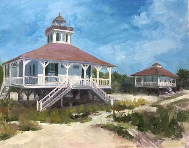 Port Boca Grande Lighthouse, Boca Grande, FL by Jinx Constine 