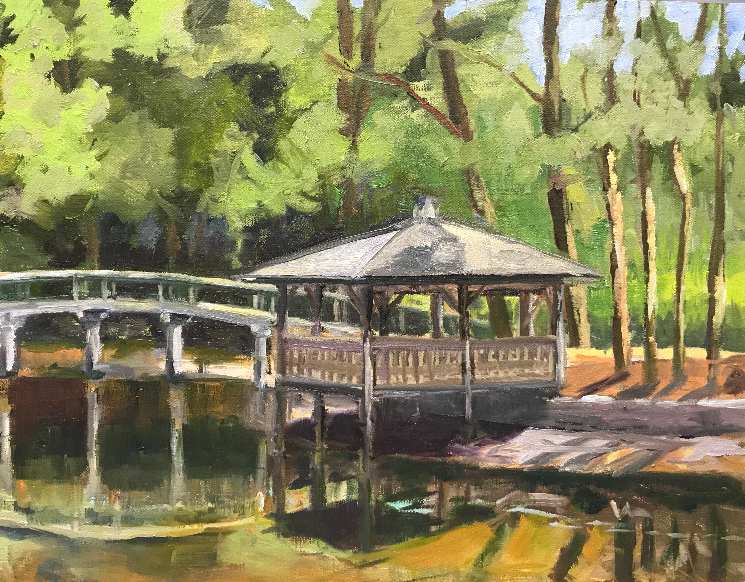 Gazebo at University of Richmond by Jinx Constine 