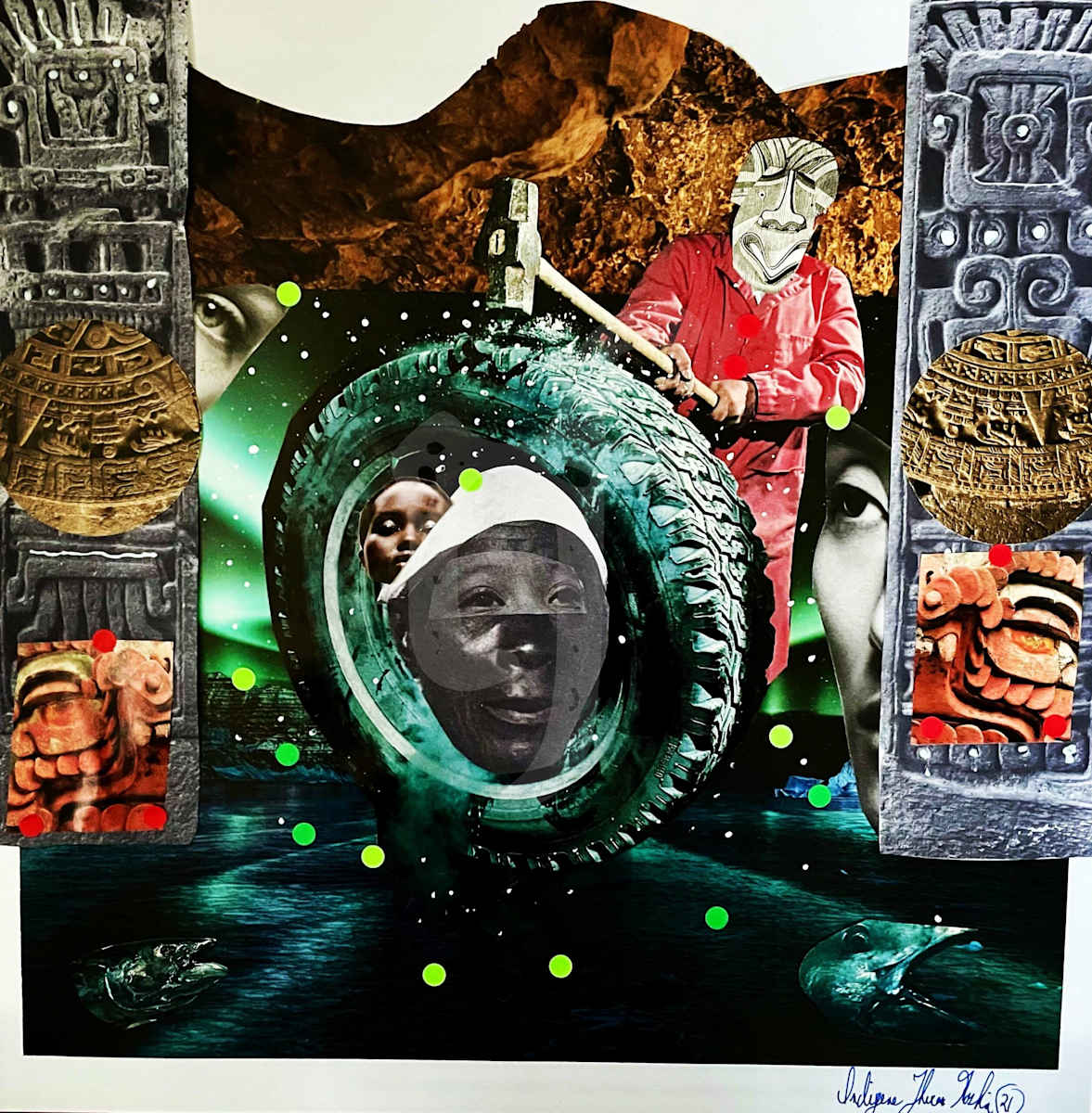 Barrier Breaking by Indigene Theresa Gaskin, Image 1.