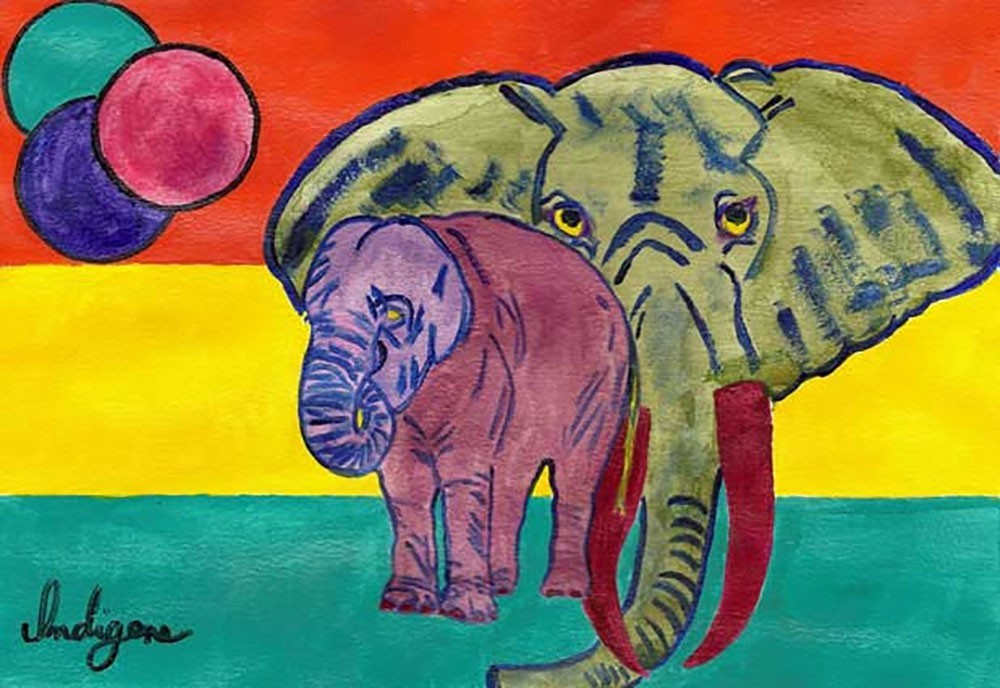 Elephant Totem by Indigene Theresa Gaskin 