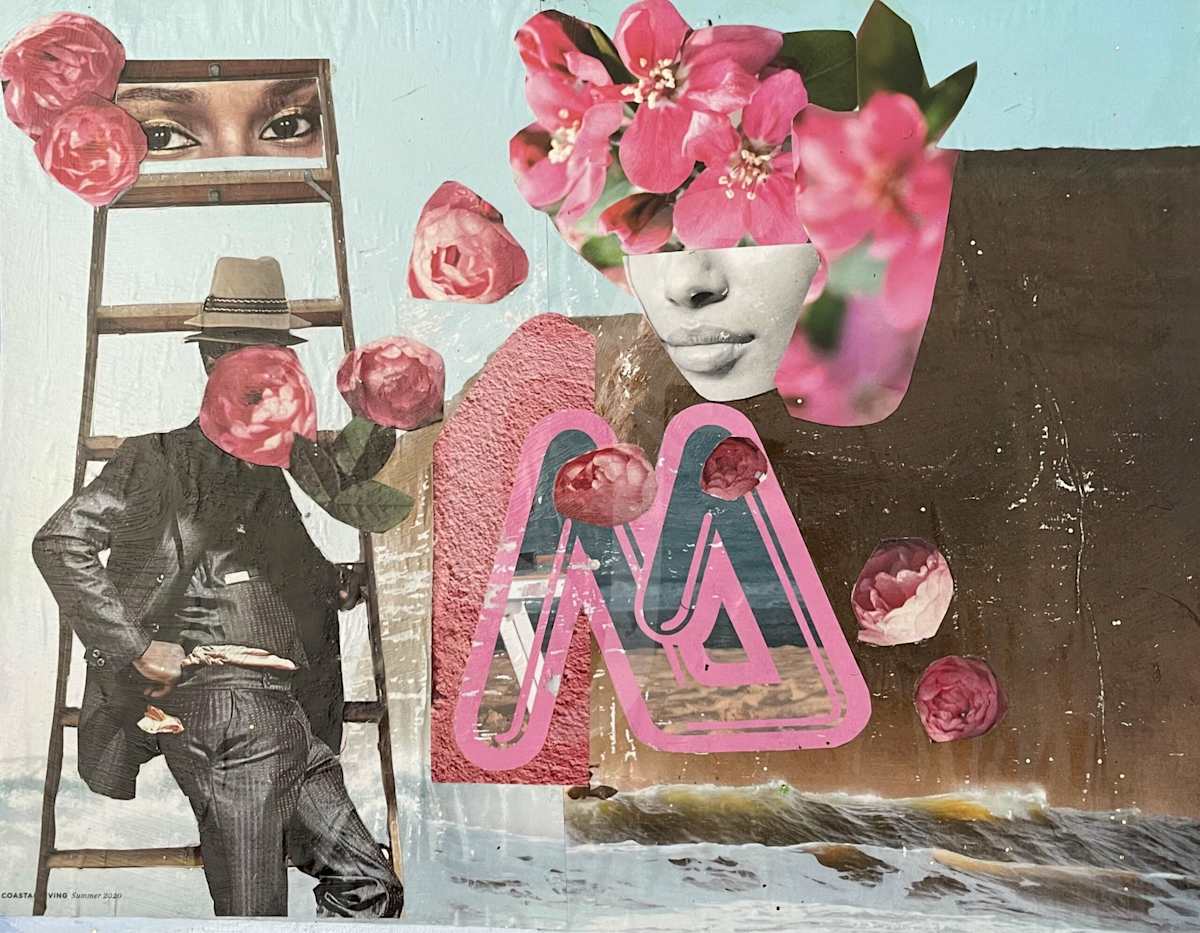 Flowers By The Sea by Indigene Theresa Gaskin 