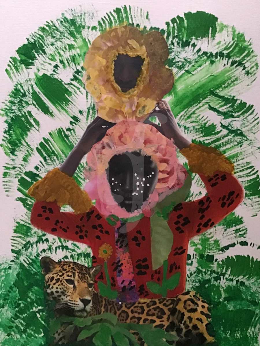 Thoughts On Orisha-14x11 inch by Indigene Theresa Gaskin 
