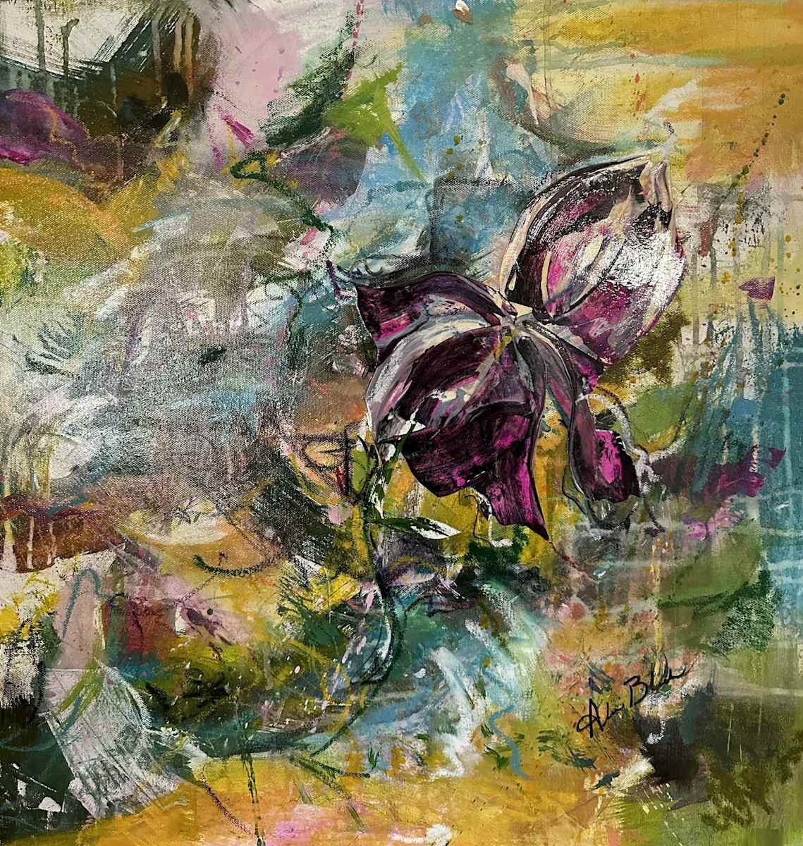 Luminous Iris by Alicia Blach Art 