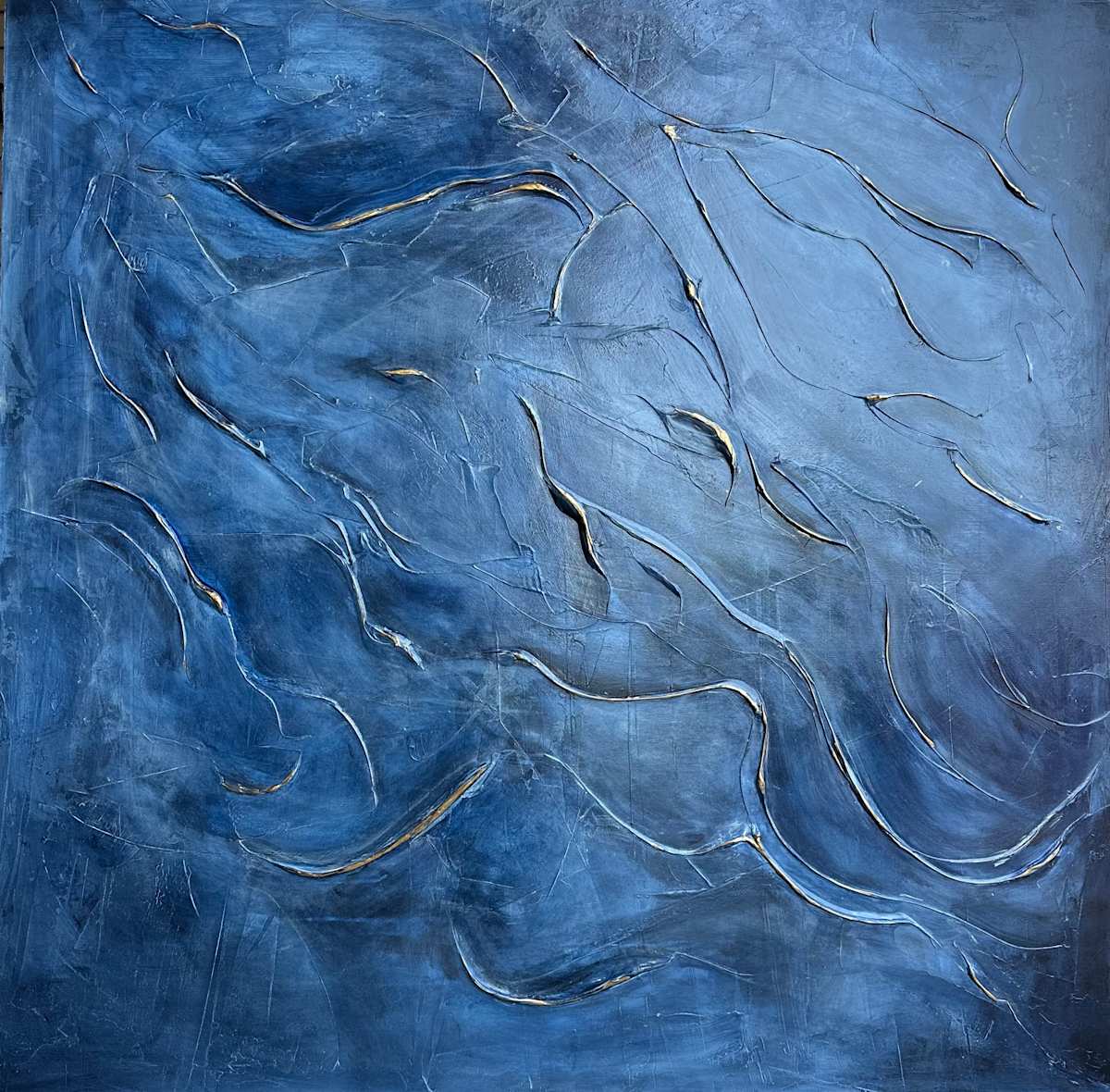 Denim Current by Alicia Blach Art, Image 1.