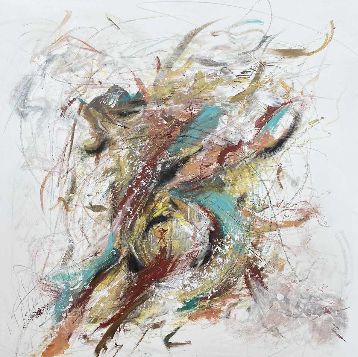 Santa Fe Abstract by Alicia Blach Art 