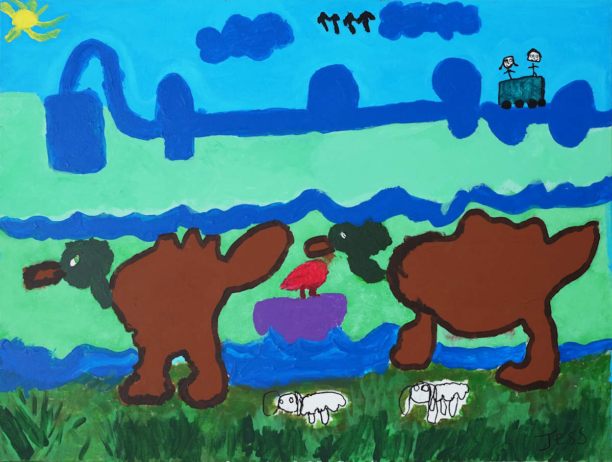 Ducks on the grass by Jessica Holmes, Image 9.