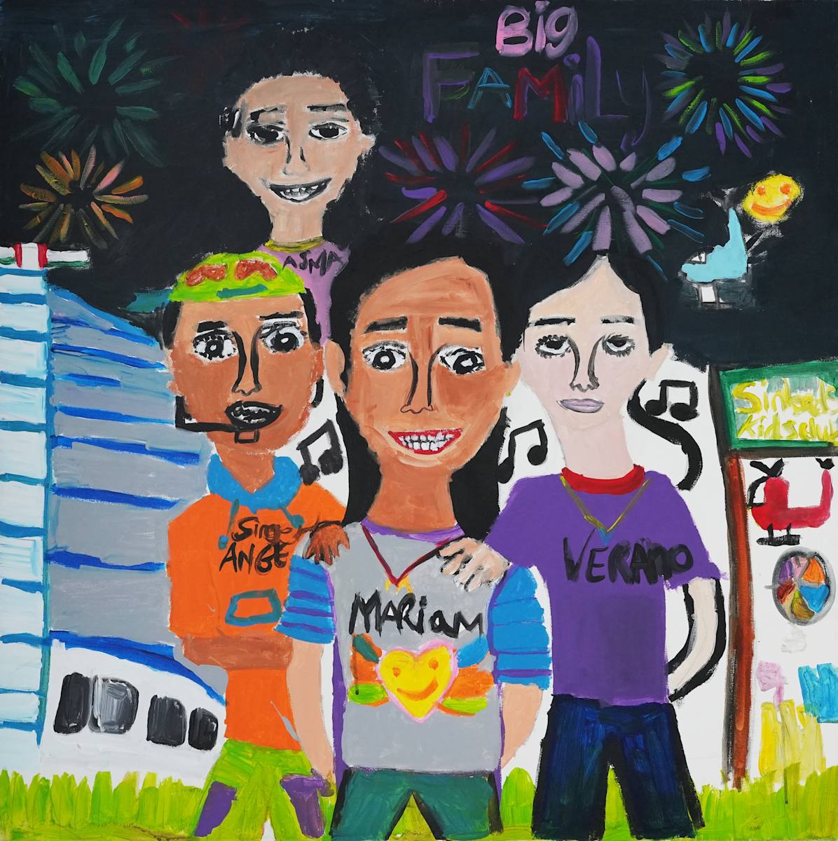 Friend old canvas by Angelina Lawless 