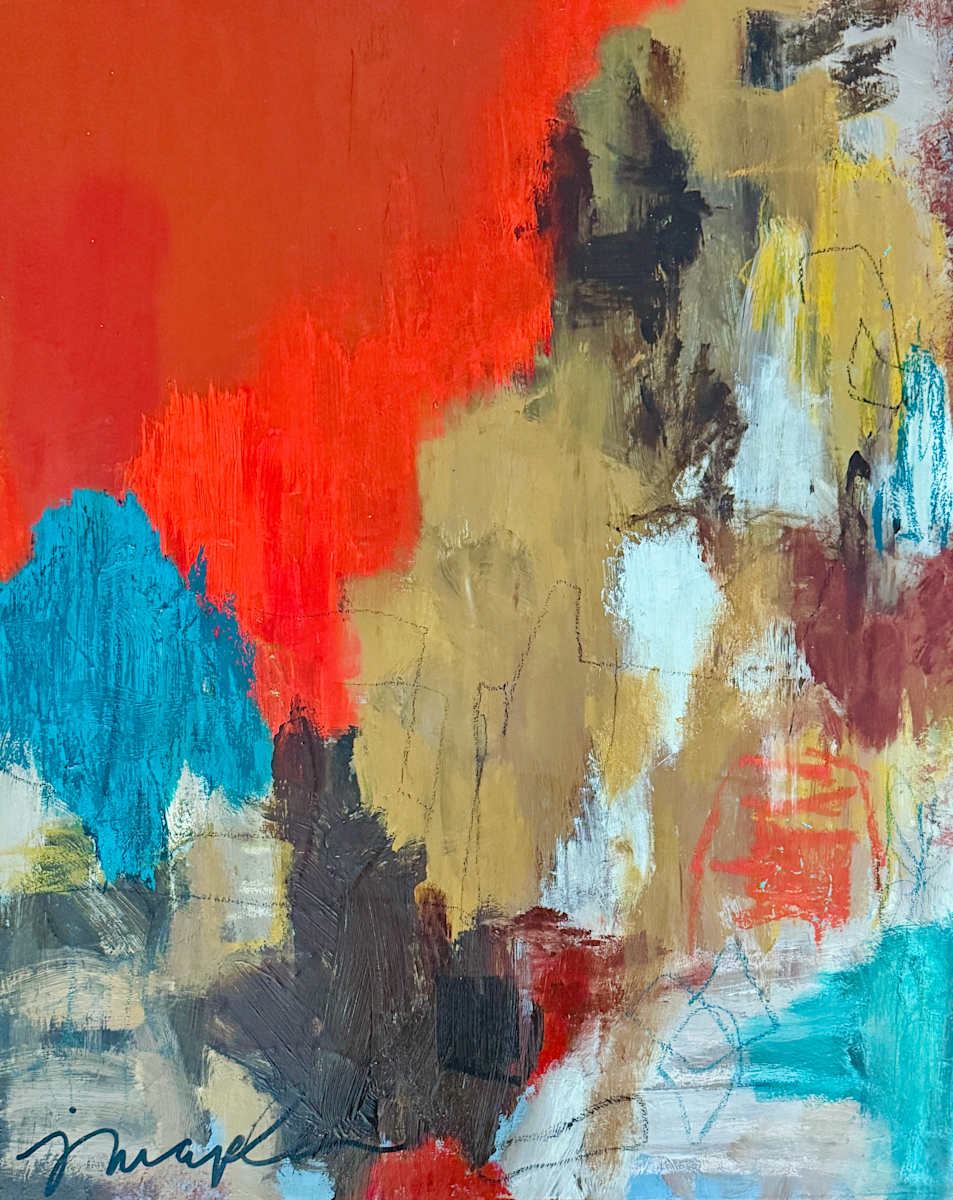 Left Hook and Honey by Judy Maples  Image: Left Hook and Honey, 30x24, $360