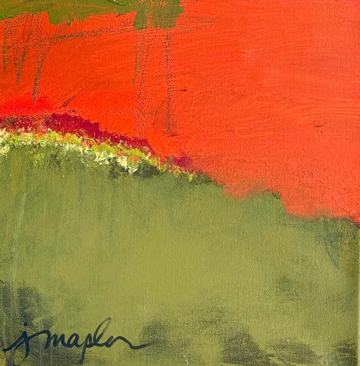 Temper by Judy Maples  Image: Temper, 12x12, $75