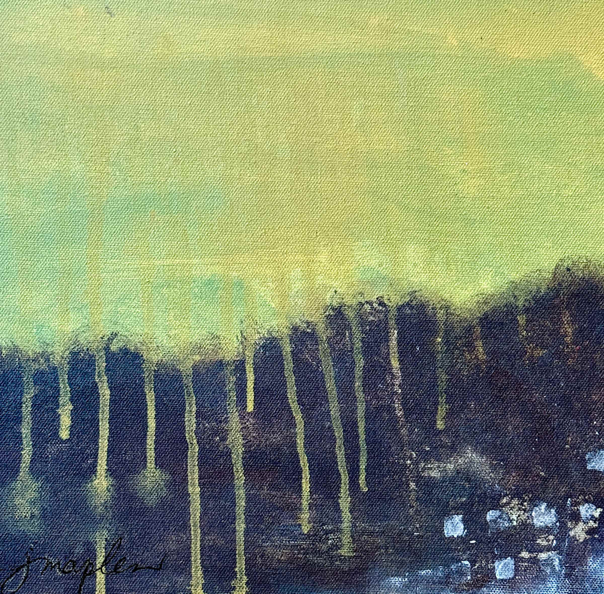 Verdant by Judy Maples  Image: Verdant, 12x12, $75