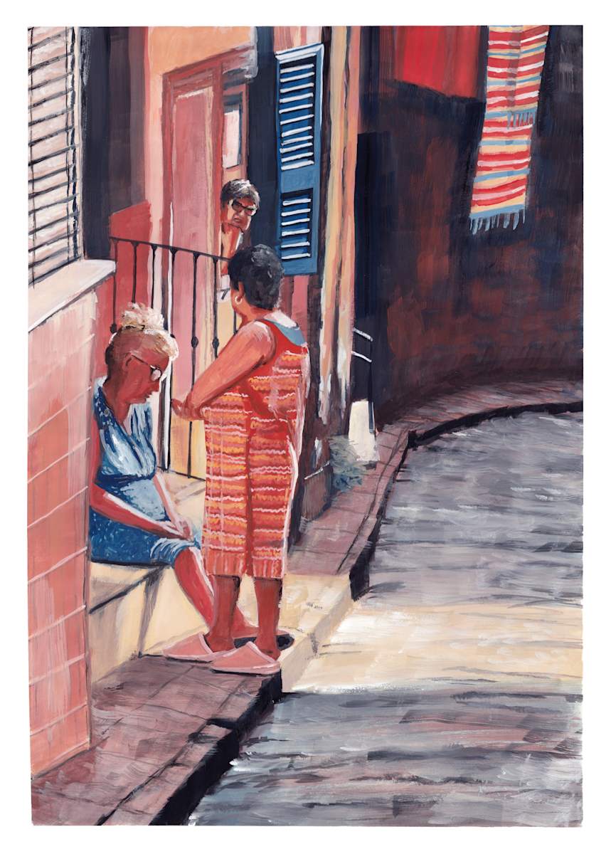 Morning Gossip by Emily Schwartzman 
