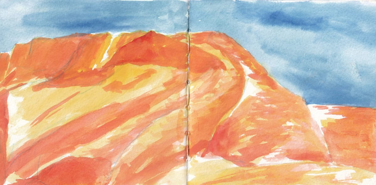 Zion Curve Sketch by Emily Schwartzman 