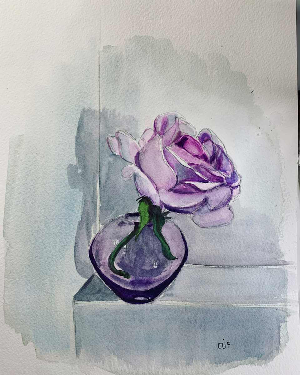 Lilac Rose by Elif Ozkaya, Image 1.