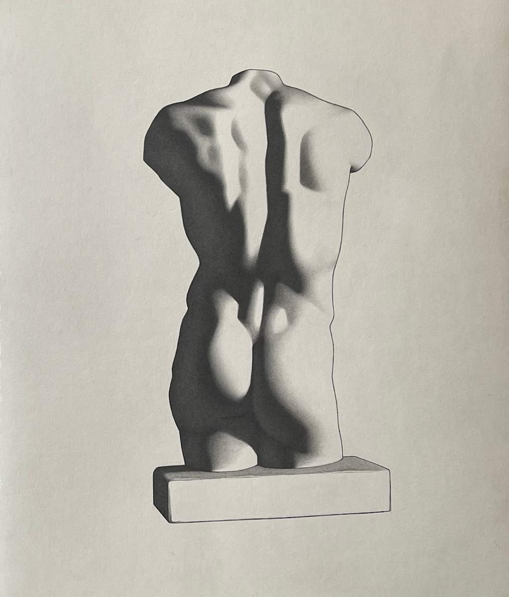 Bargue Torso by Jia Liu, Image 1.