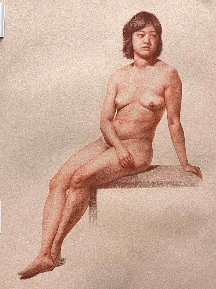 Figure in Sepia by Jia Liu 