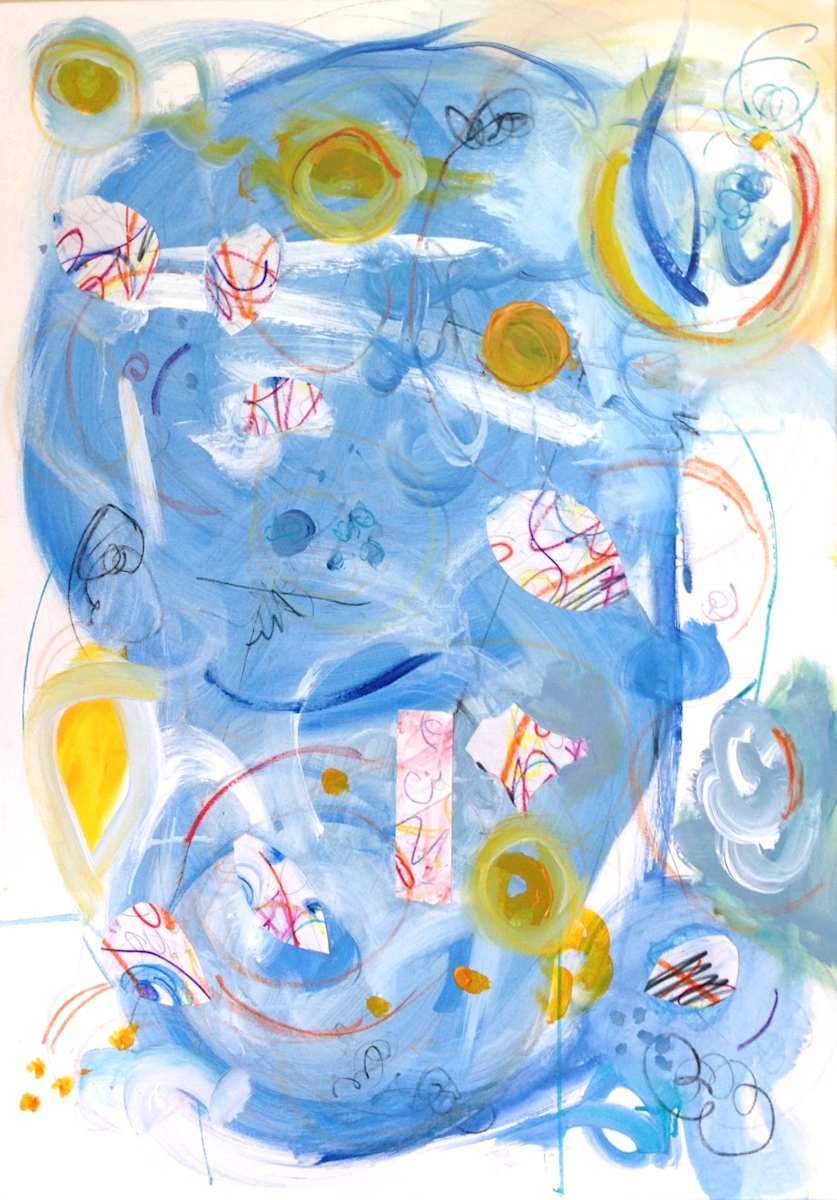 Playing in the puddles II by Heather Rachel Johnston 