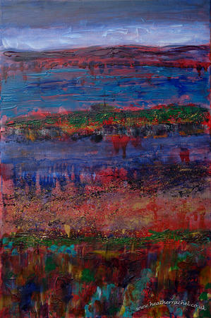 Lindisfarne Cross by Heather Rachel Johnston 