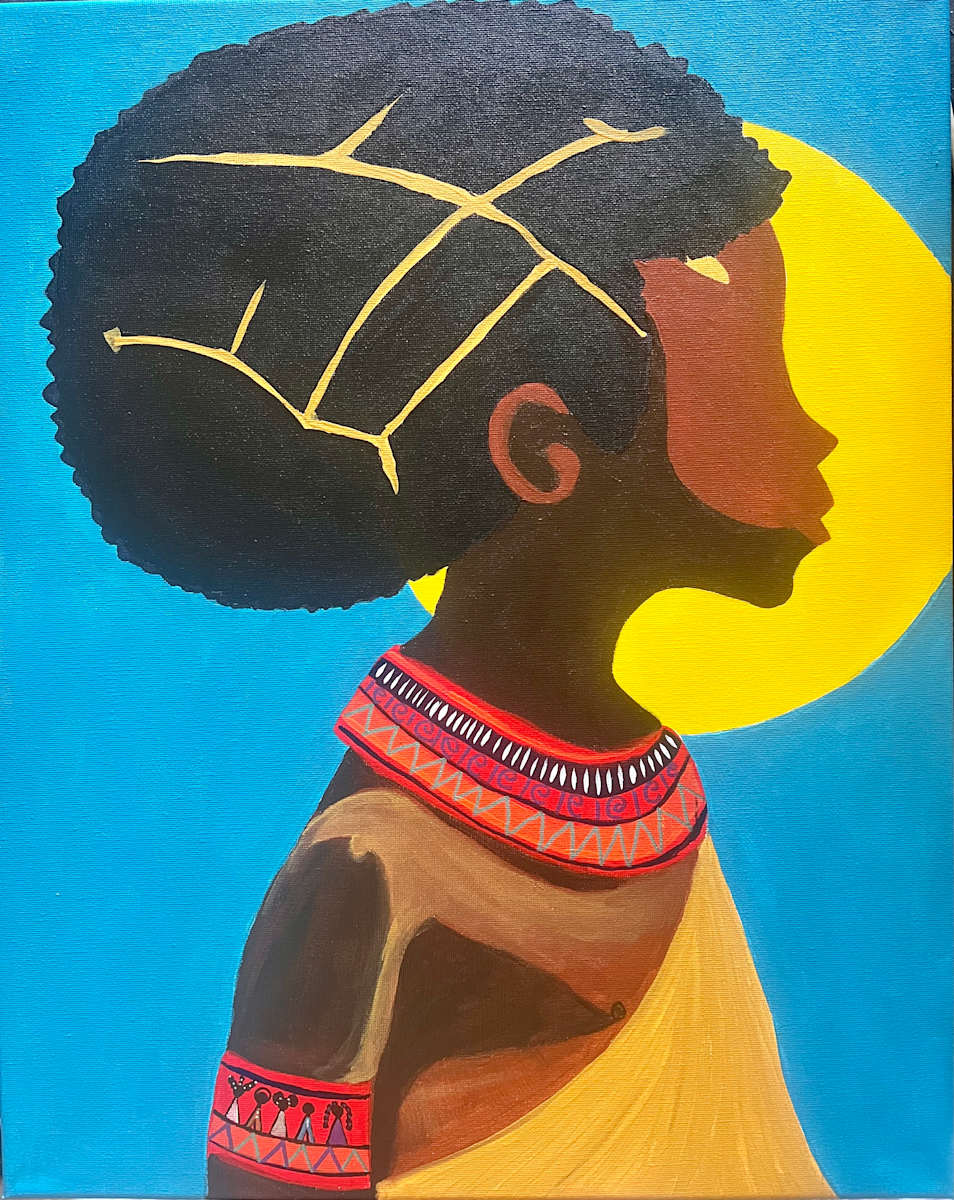 Rah The Egyptian  Sun God by Dana Powell Smith/Georgettes Granddaughter 