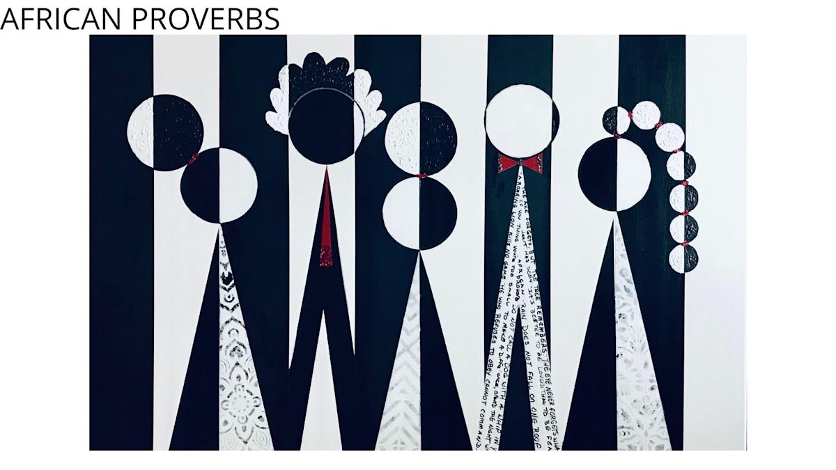 African Proverbs by Dana Powell Smith/Georgettes Granddaughter 