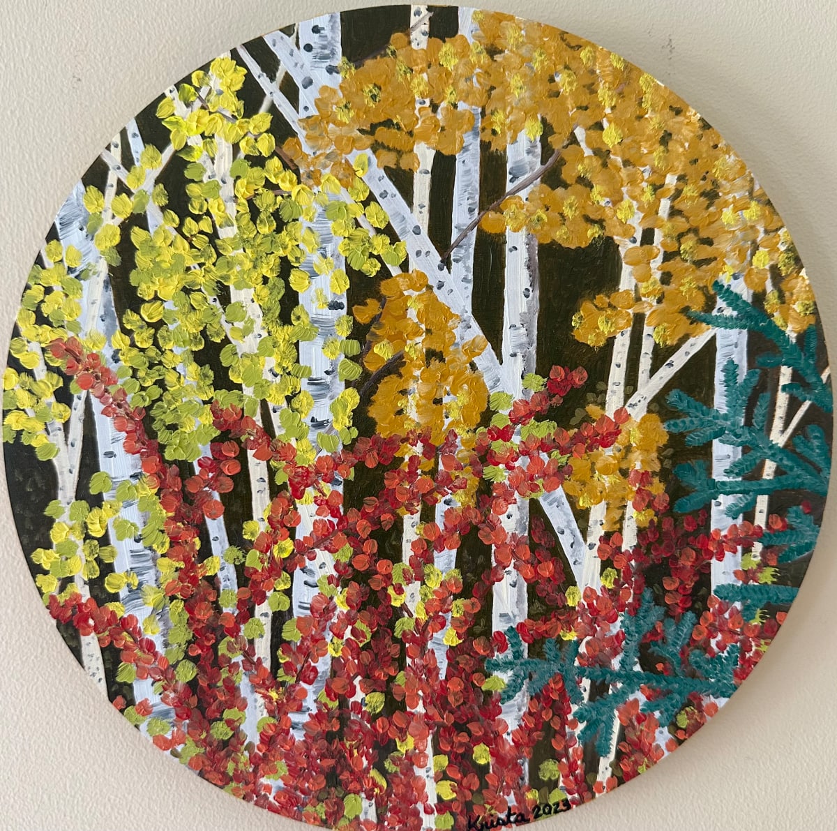 Fall in the Ravine by Krista Joan Green 