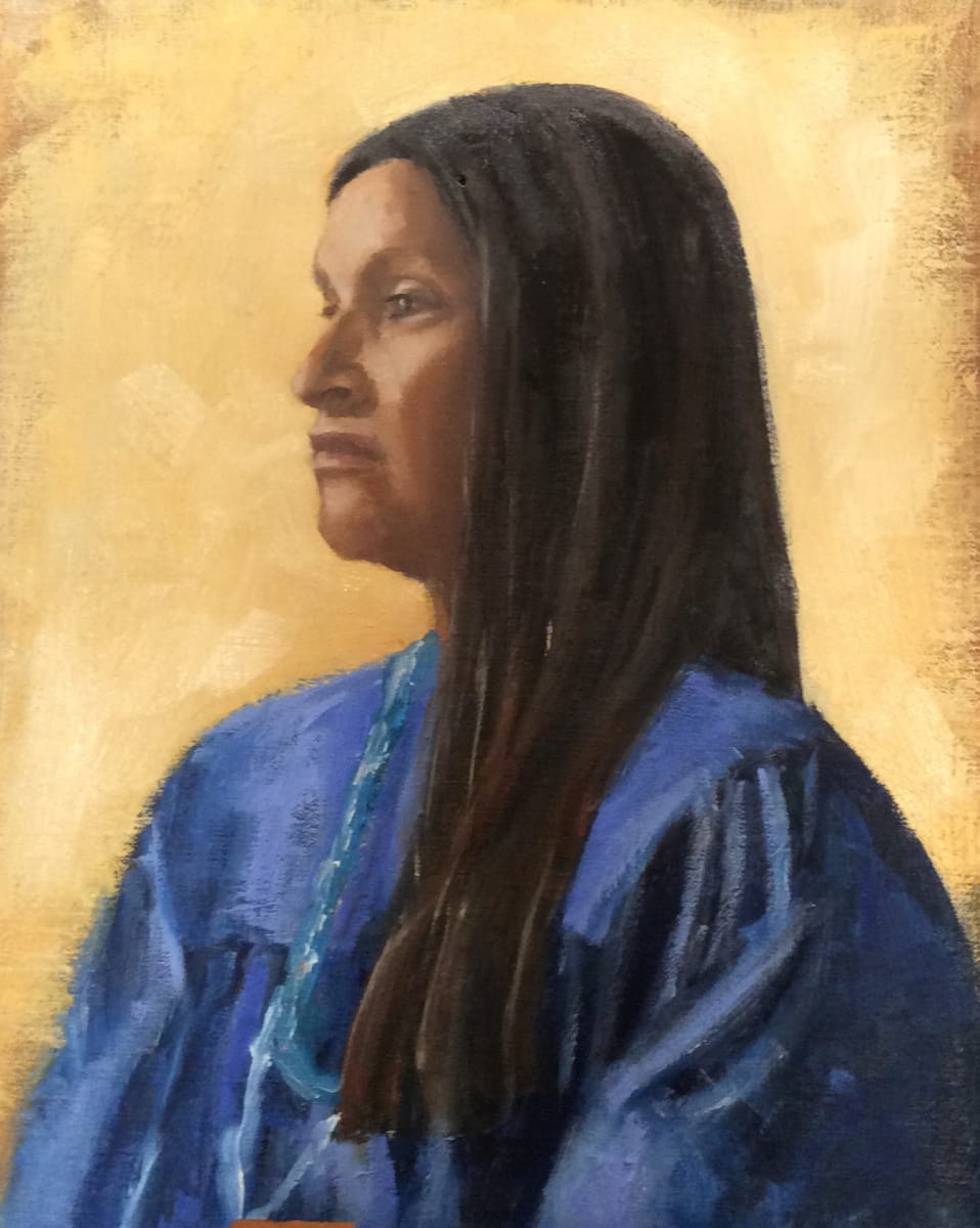 Apache woman by Theresa Harris 