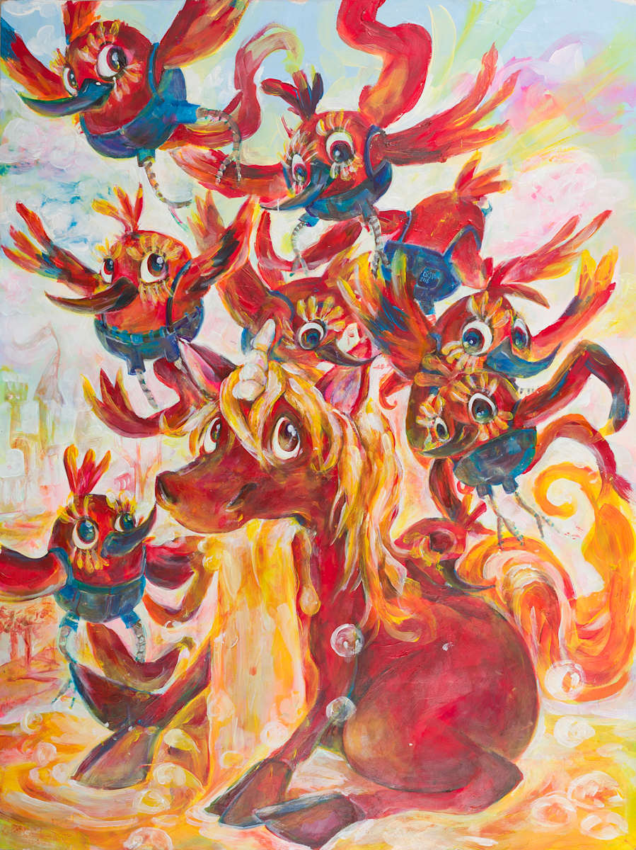 Golden Puke by Isis A//fourtoeight, Image 1.