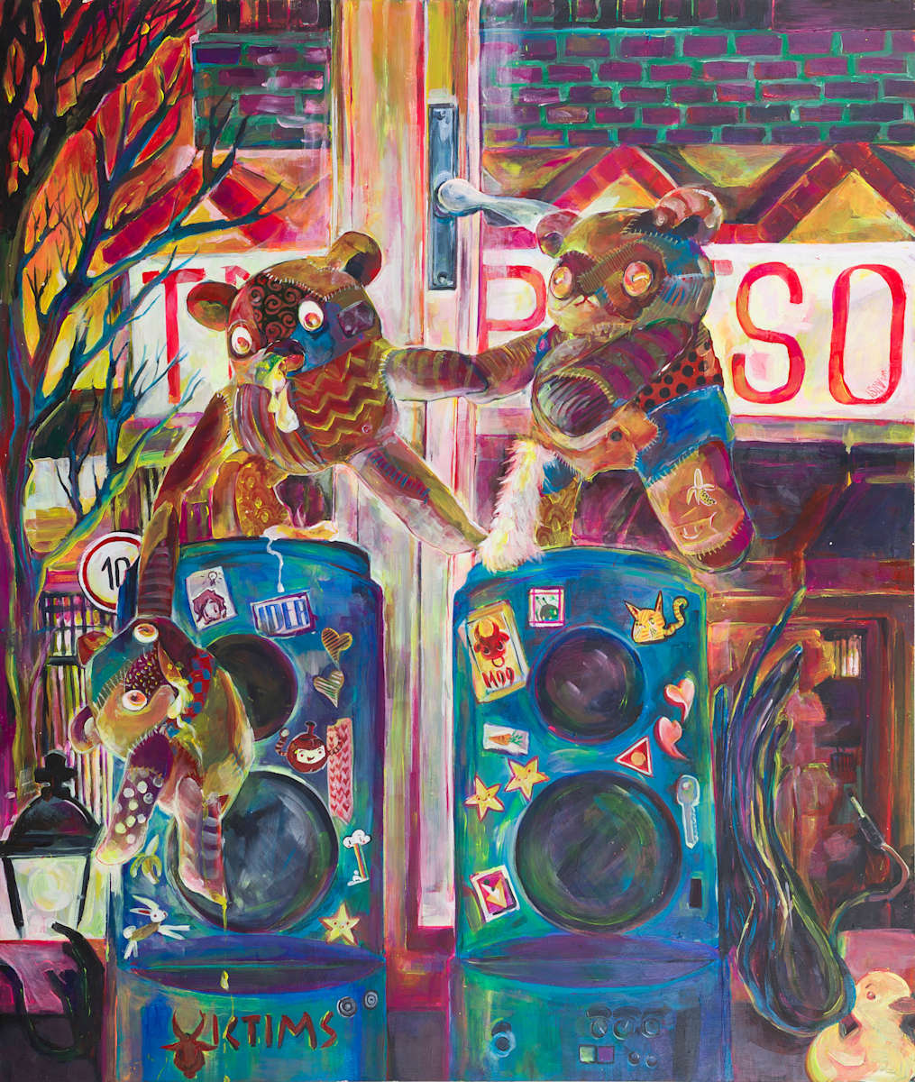 Teddy Bears on Speakers by Isis A//fourtoeight, Image 1.