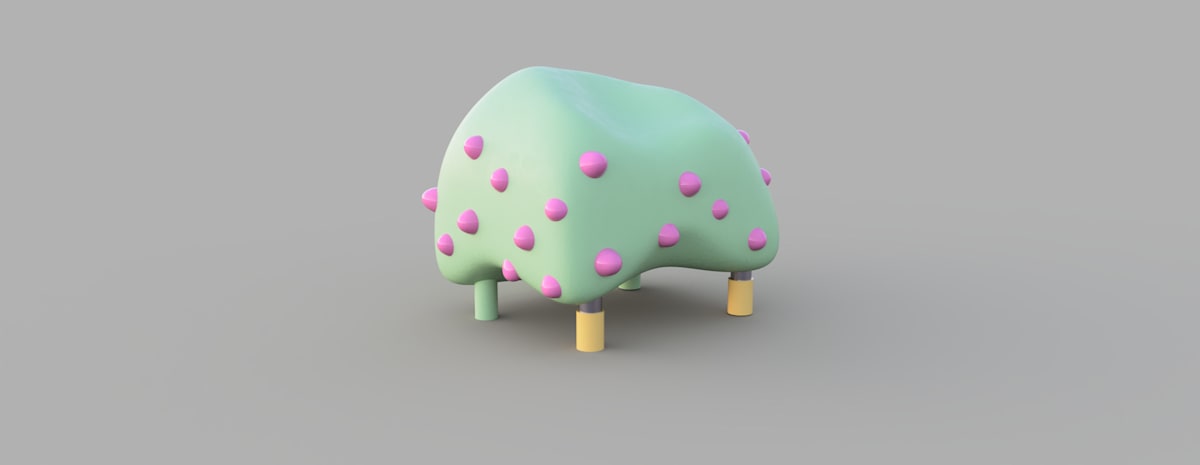 Frog Chair by Cecelia Plympton 