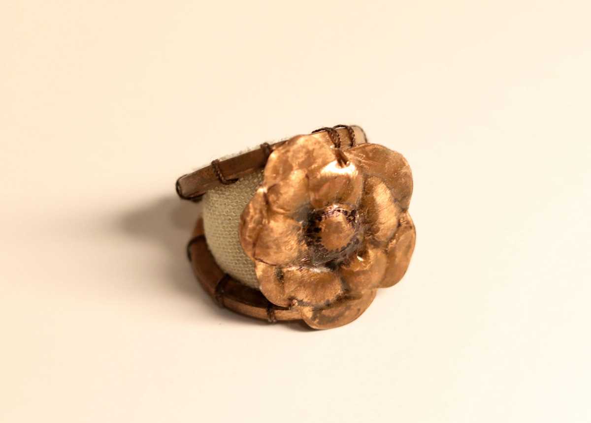 Repousse Ring by Cecelia Plympton, Image 2.