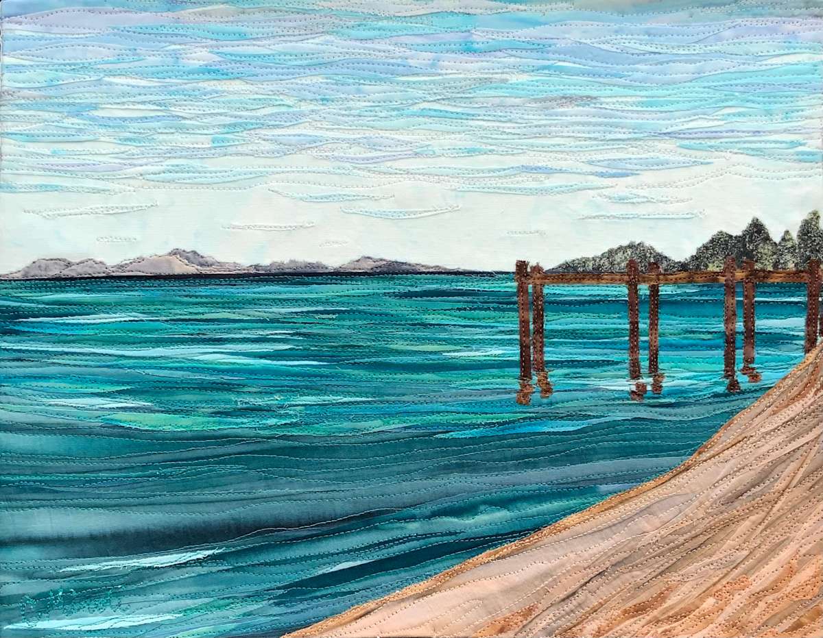 Peaceful Blue by Cynthia Minoli 