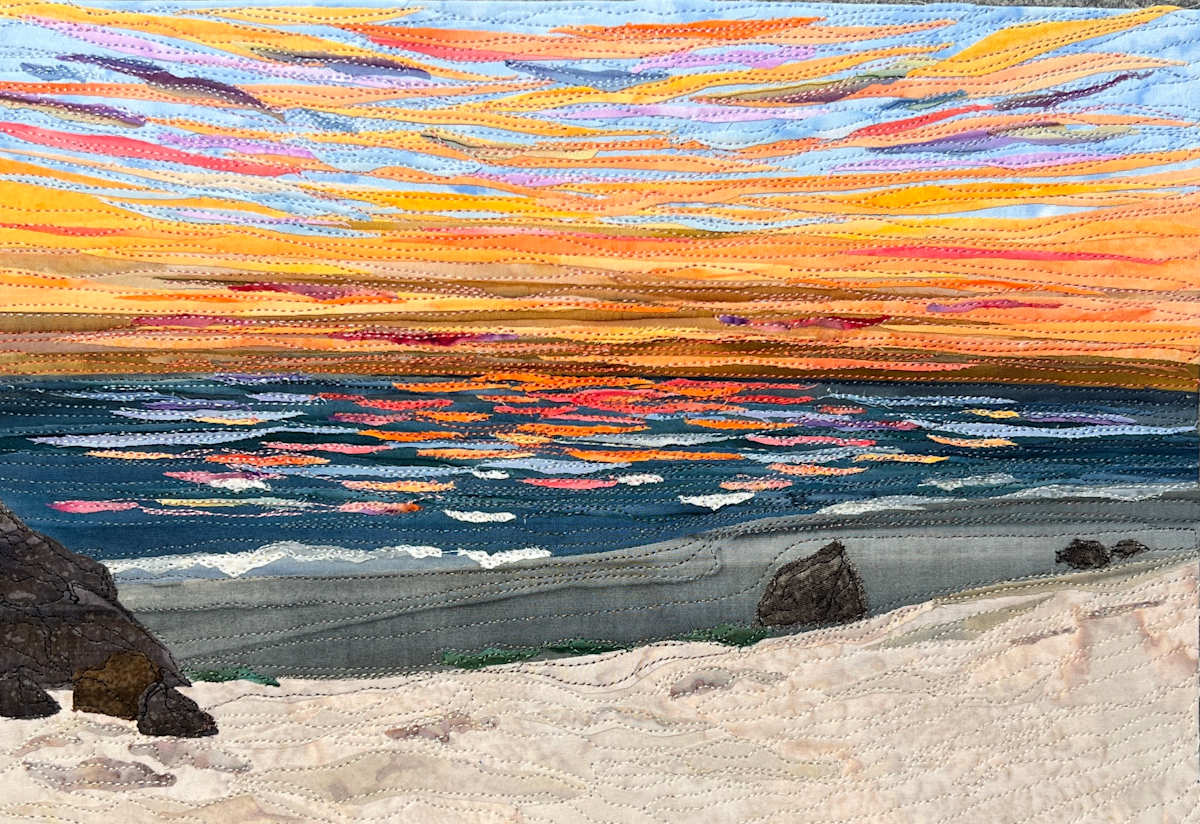 Resonate by Cynthia Minoli  Image: Ocean seascape at sunset.