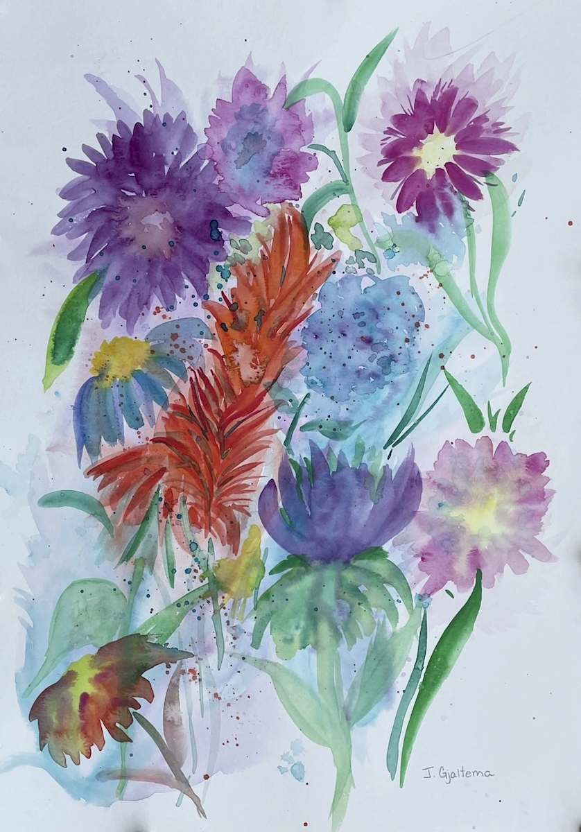 Flowers Be Damned by Jennifer Gjaltema 