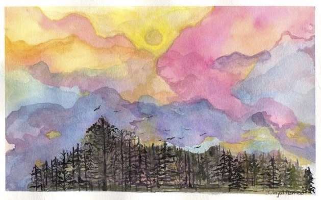 The Skies Are Alive by Jennifer Gjaltema 