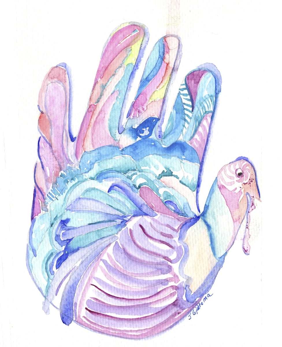 Turkey Hand by Jennifer Gjaltema 