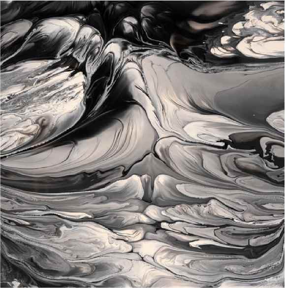 Untitled Painting B by Patrick Fagerberg  Image: In 2011, Patrick Fagerberg was at the height of his career as a successful defense attorney in Austin, Texas. One evening he attended a concert at a popular music venue, during which a 400-pound camera boom collapsed & struck him on the head. The accident injured his brain's left hemisphere, permanently altering his control of language, and triggering a period of intense depression. Fagerberg discovered painting in an art therapy class & the impulse toward artistic expression soon dominated his life. The injury brought about an exceptional case of "savant syndrome", in which his right brain developed as in island of genus allowing him to excel as a painter. Fagerberg's work explores nature on a cosmic scale, evoking the transcendent in the tradition of the other abstract painters such as Mark Rothko and Clifford Still. organic & expansive, Fagerberg's paintings thrust the viewer into the cosmos. Largely self-taught over an intense period of study, Fagerberg invites the viewer to contemplate the remarkable relations between science, art & humanity's different modes of creating meaning. 