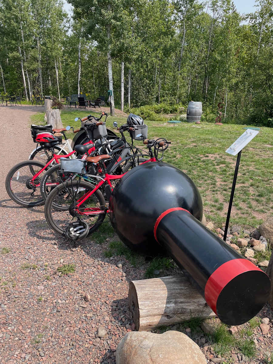 CABERNET: WINERY BIKE RACK by Greg  Mueller  Image: NORTH SHORE WINERY