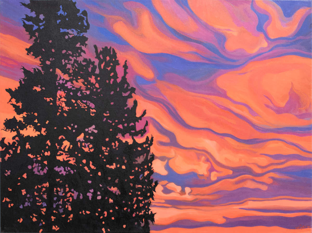 Fiery Sunrise by Heather  Wright 