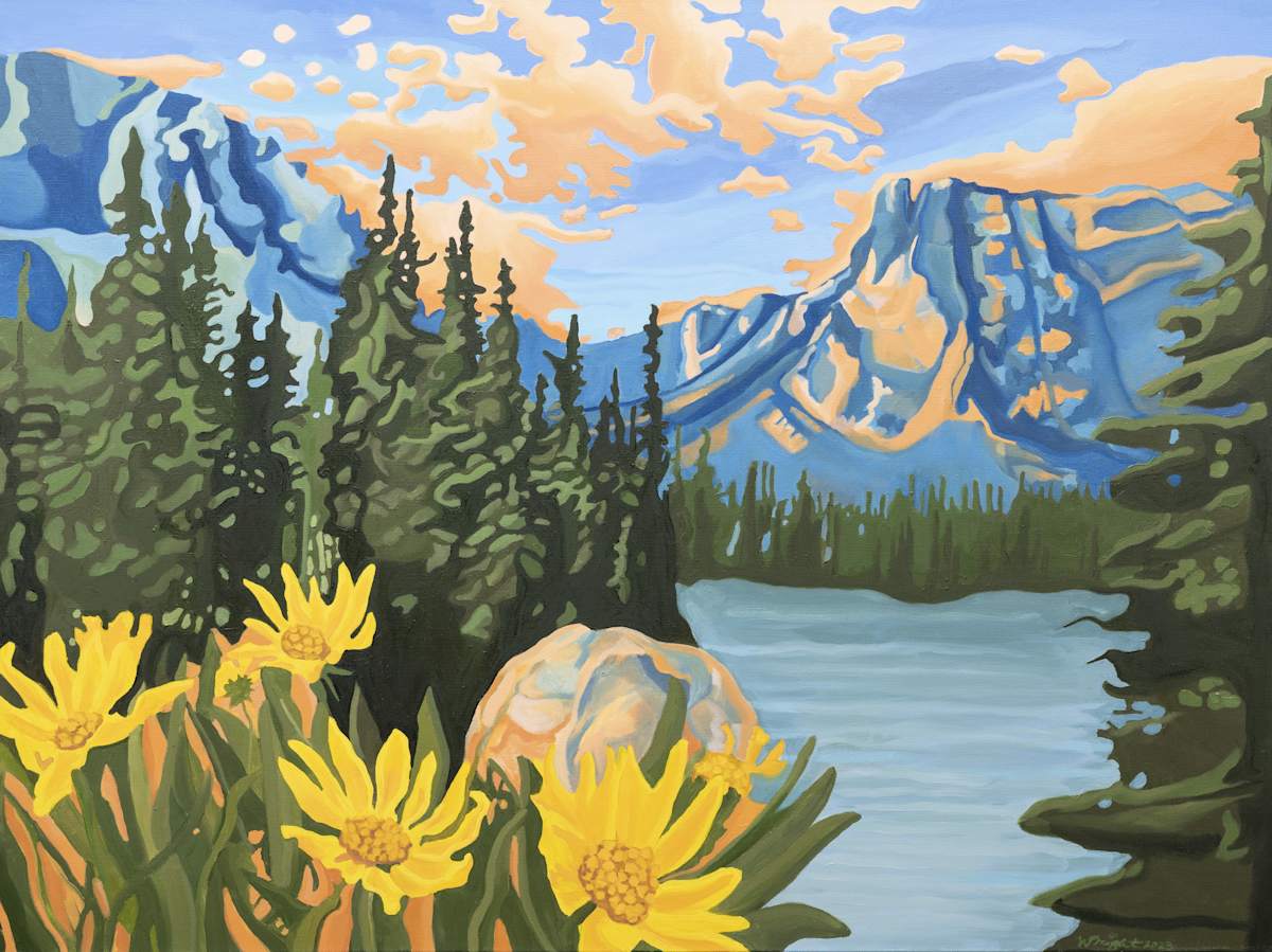 Notchtop Mountain by Heather  Wright 