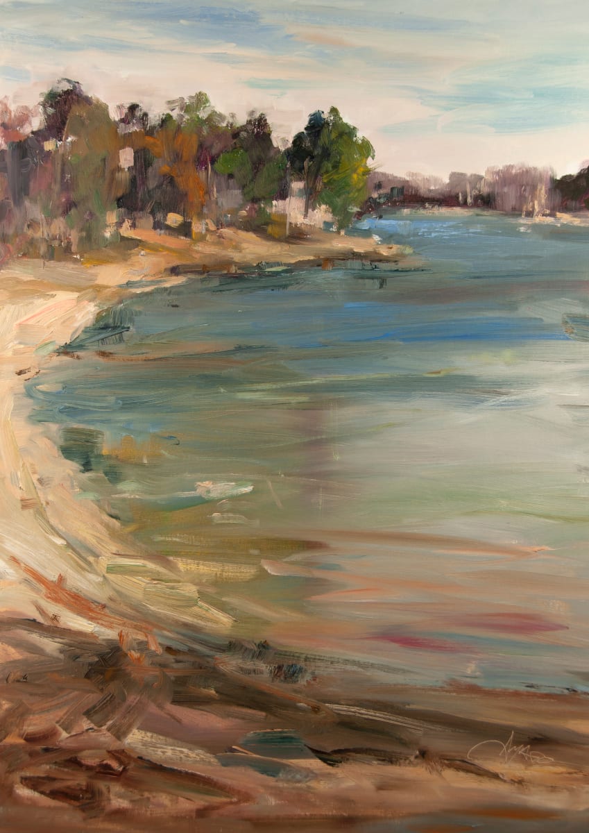 A Fall Day at the Lake by Stephanie Amato 