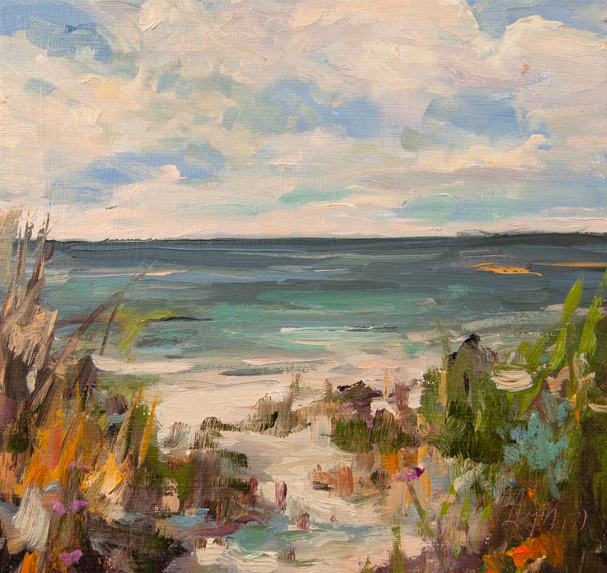 Beach Pathway thru the Dunes by Stephanie Amato 