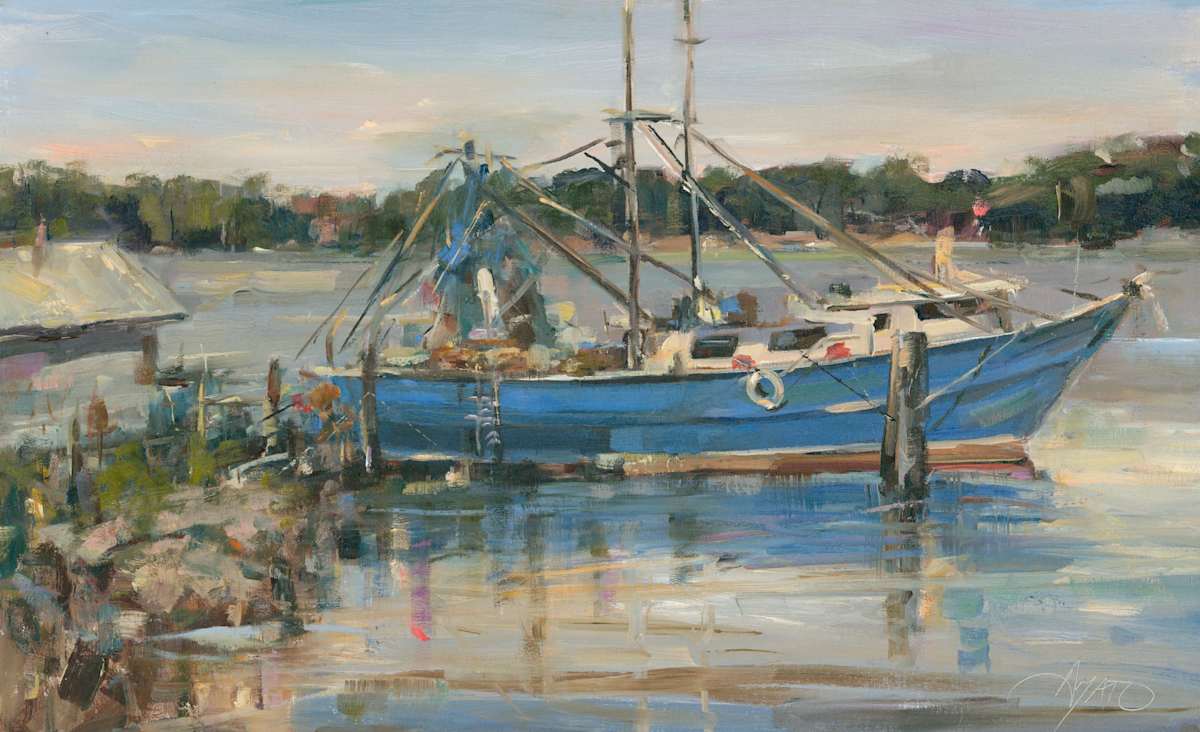 The Blue Shrimper by Stephanie Amato, Image 1.