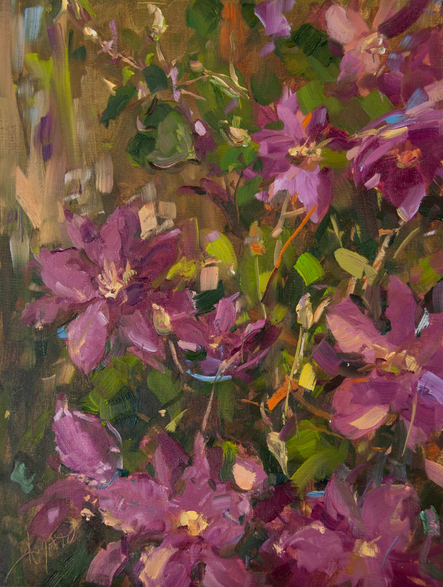 Clematis on A Sunny Day by Stephanie Amato, Image 1.
