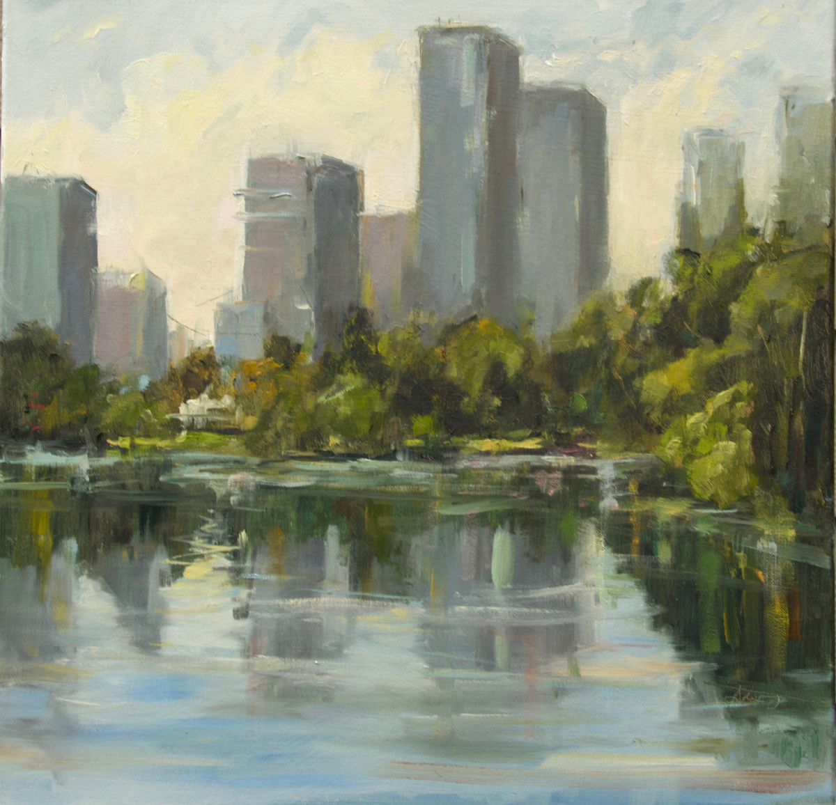 Downtown Reflections by Stephanie Amato 