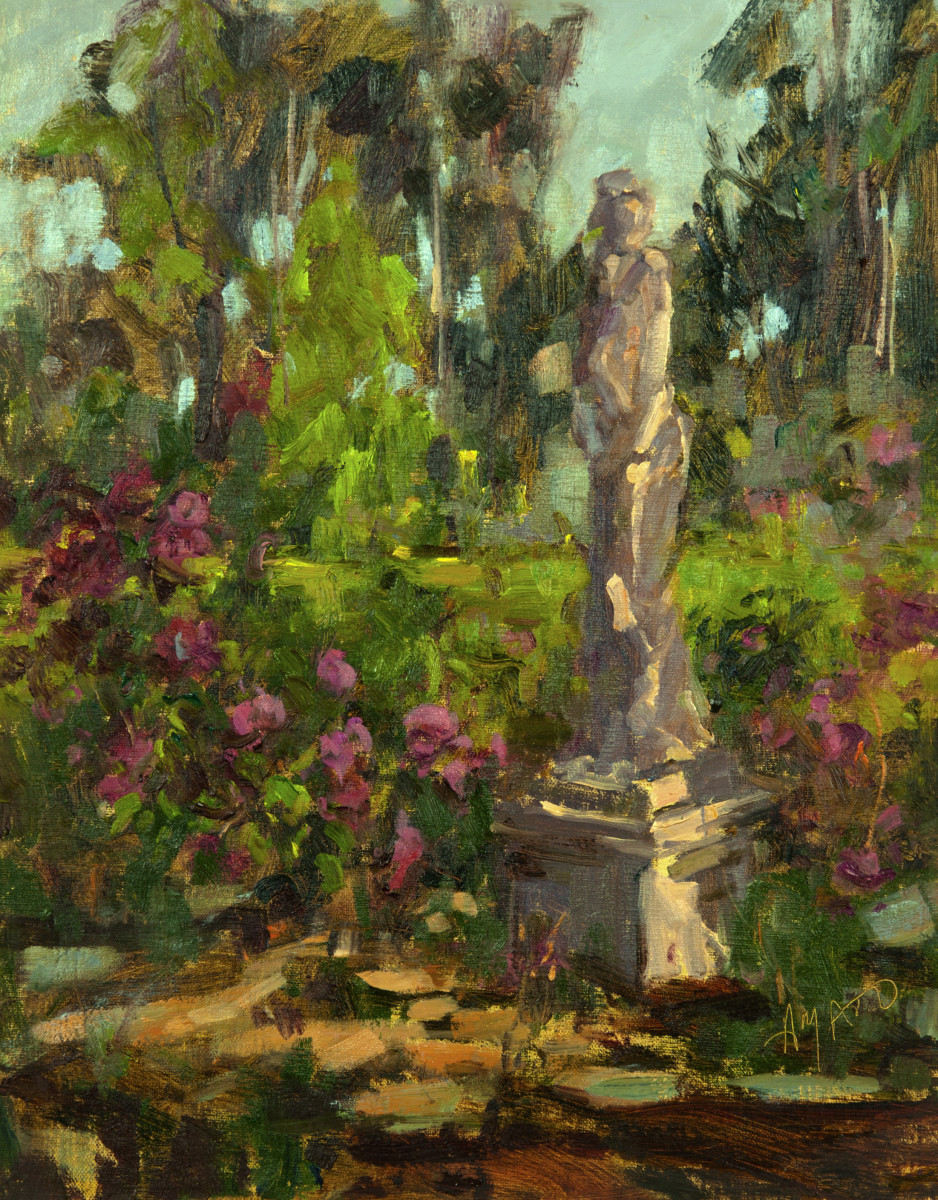 Garden Statue by Stephanie Amato 