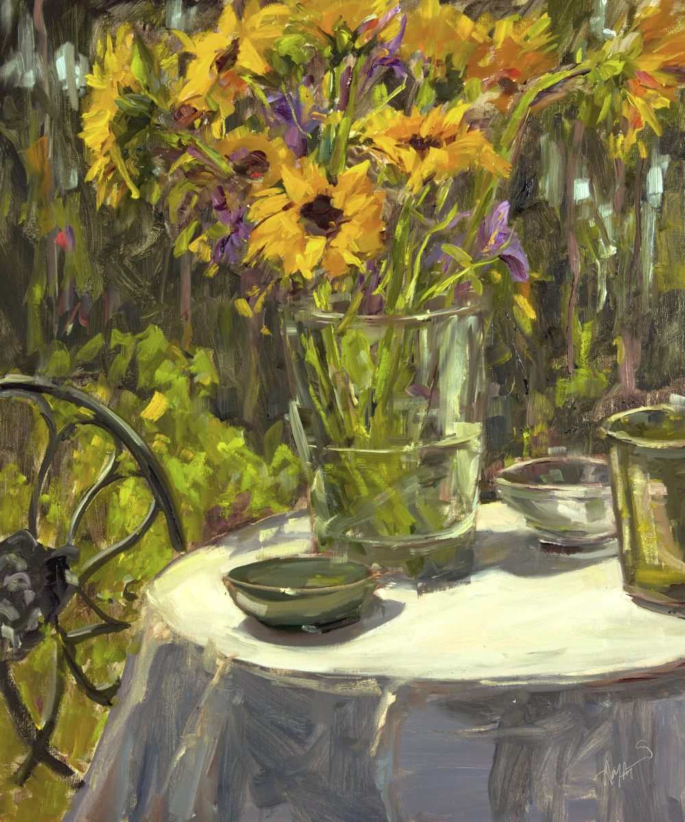 Girasole di mattina by Stephanie Amato 